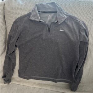 Nike Dark Gray Quarter-Zip Pullover